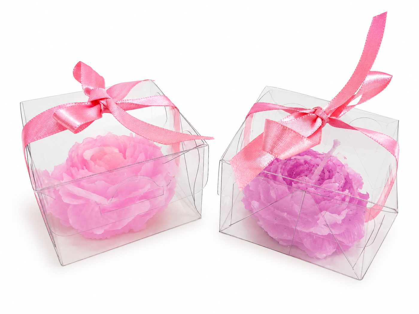 Sabonetes de rosa em tons de rosa
