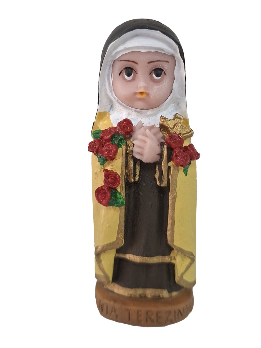 Imagem de Santa Teresinha em estilo infantil