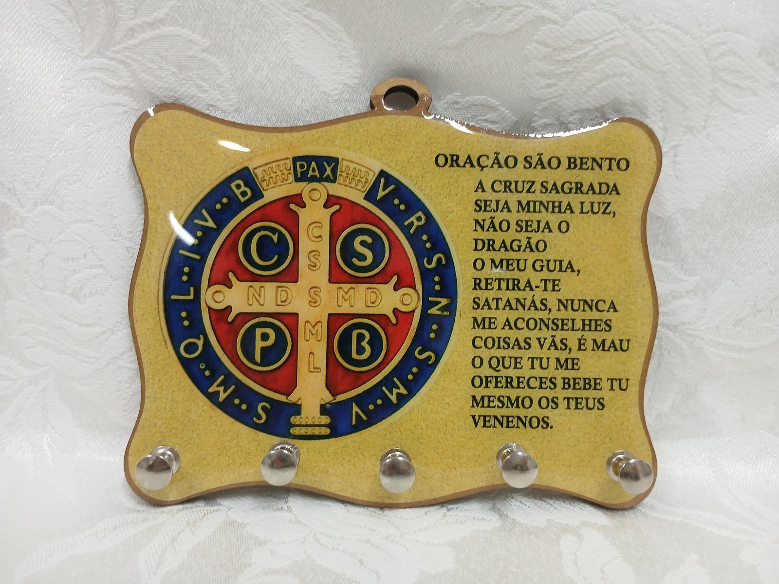 Porta-chaves Medalha de São Bento
