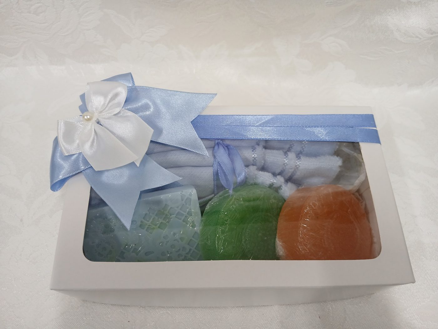 Kit sabonetes artesanais azul