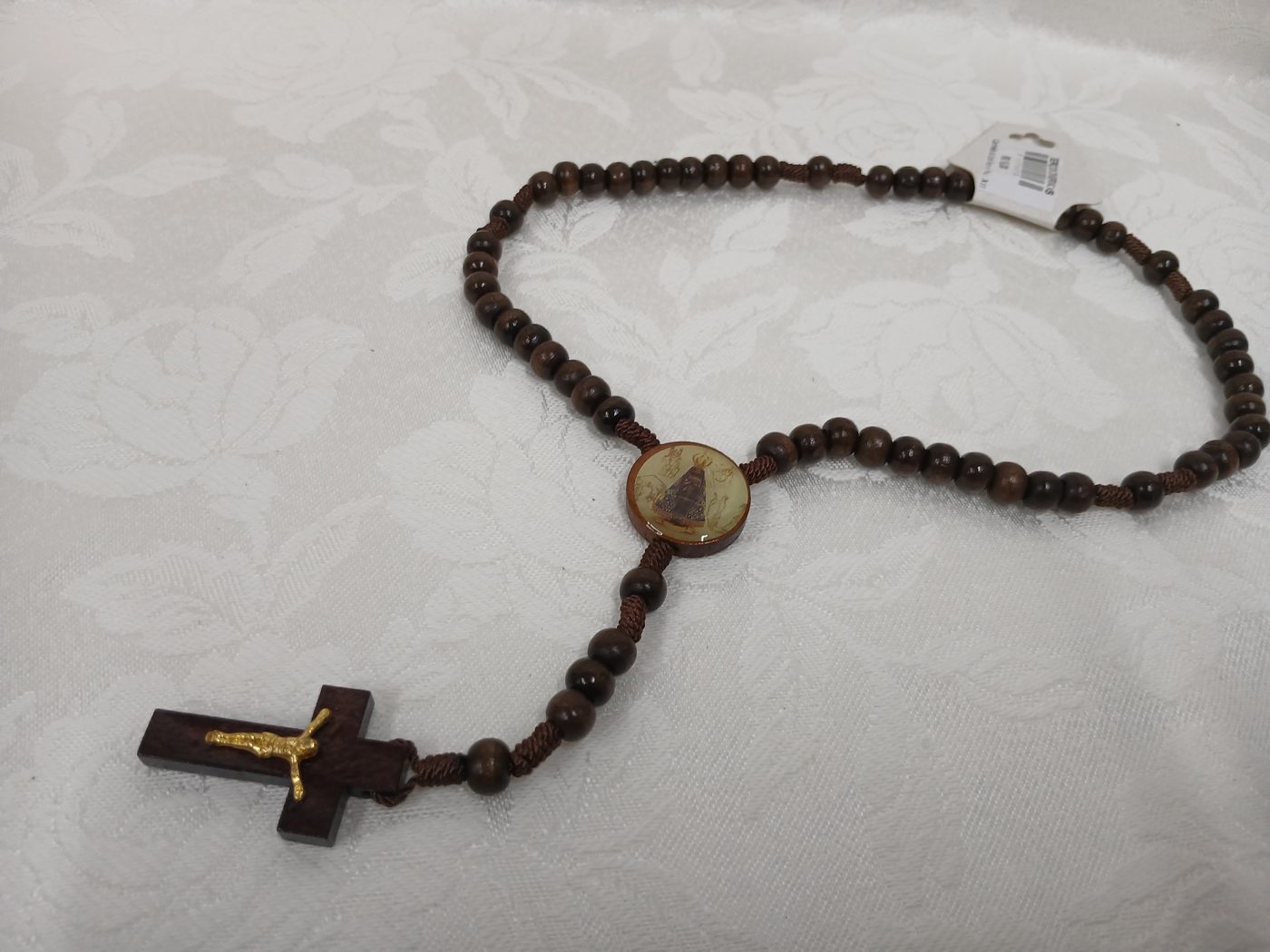 Terço de madeira Nossa Senhora
