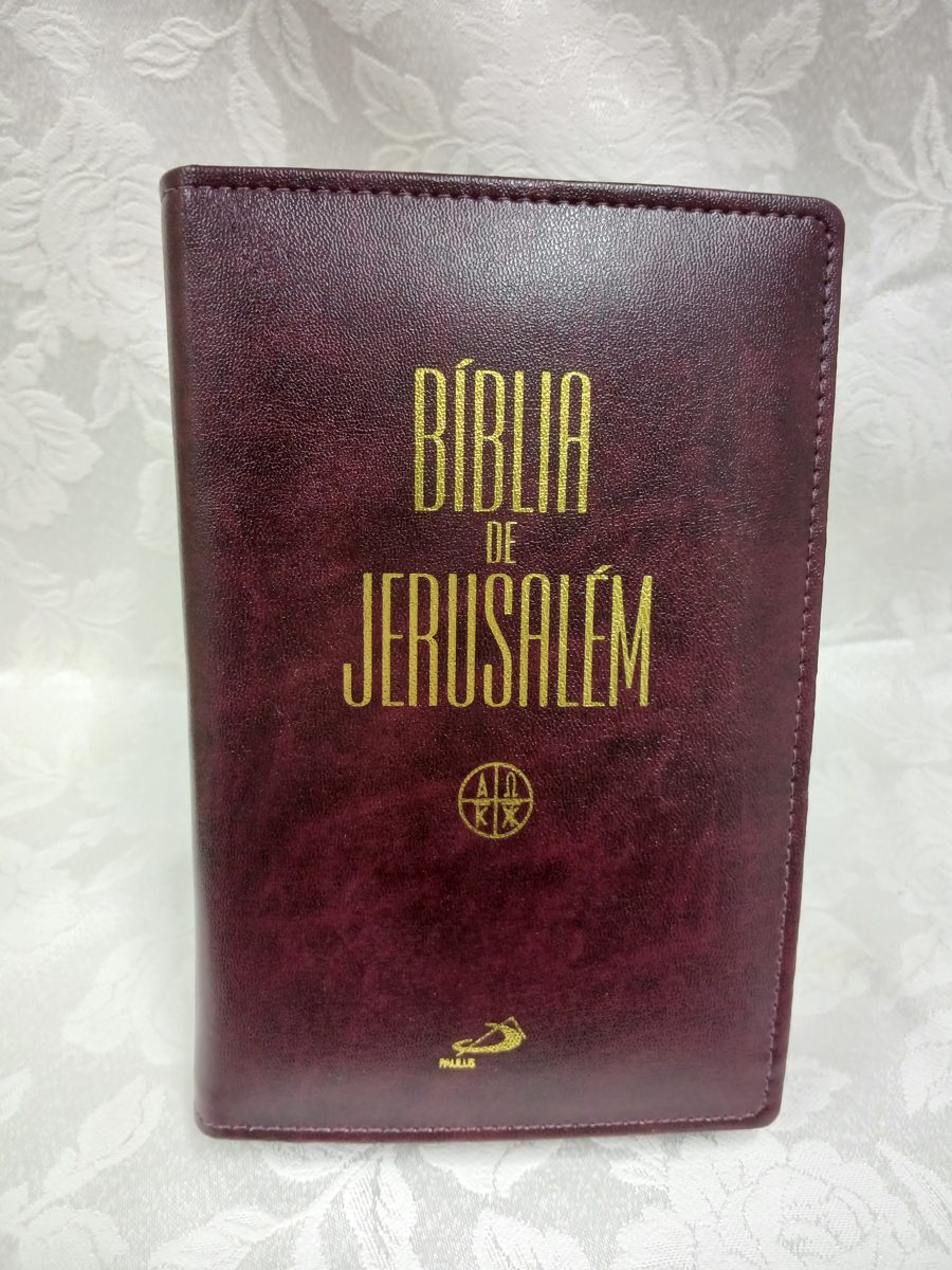 Bíblia de Jerusalém, com zíper