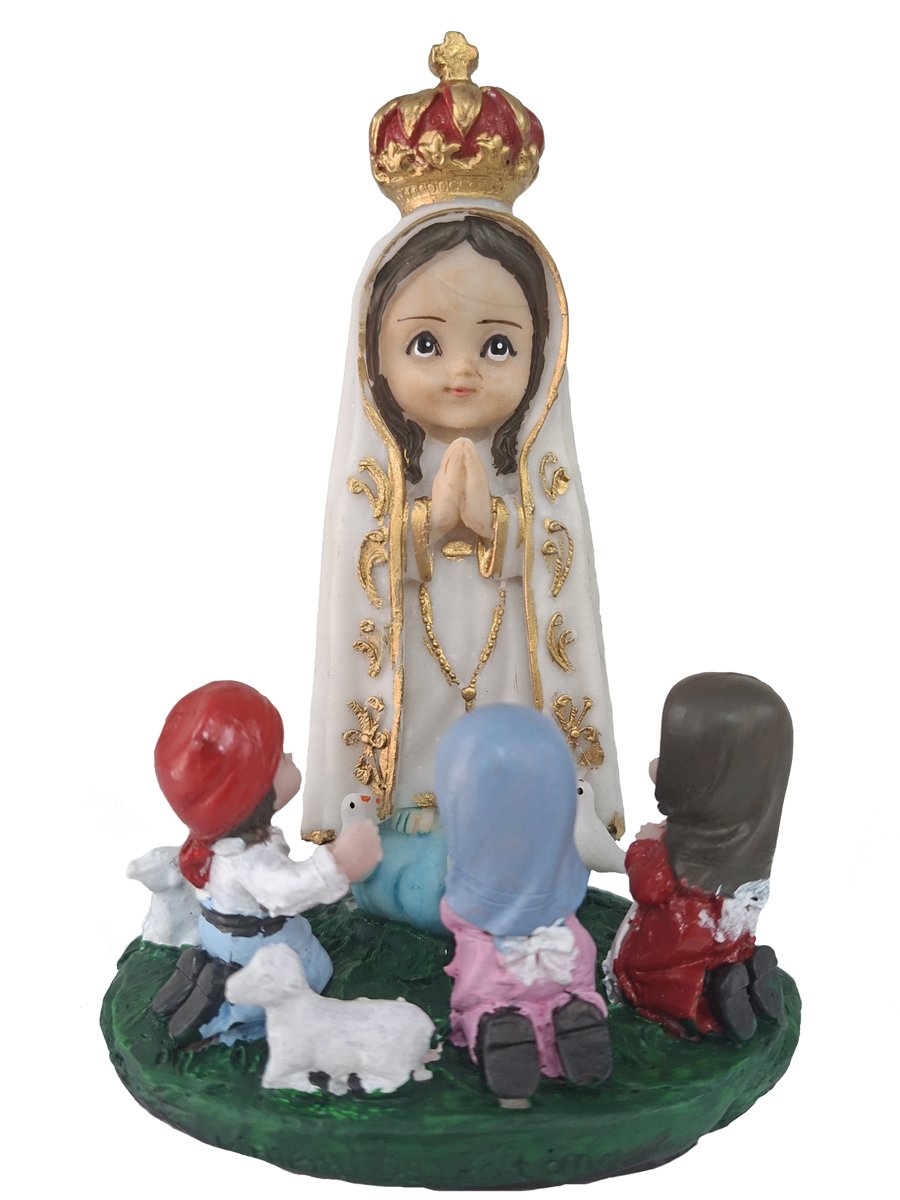 Imagem infantil de Nossa Senhora de Fátima