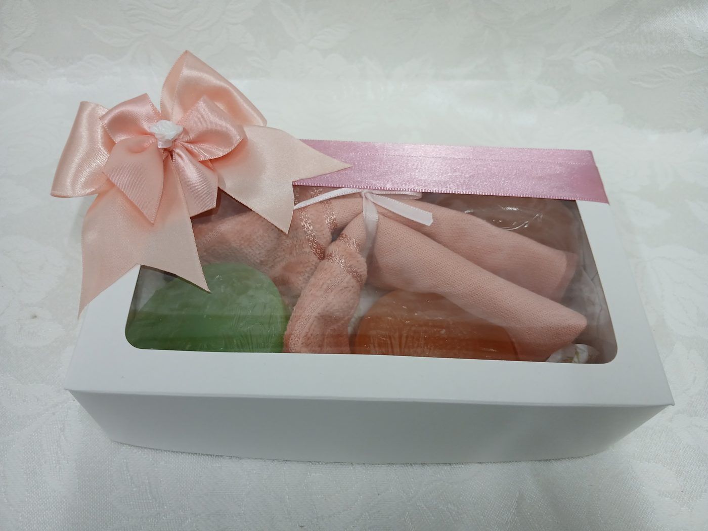 Kit sabonetes artesanais rosa